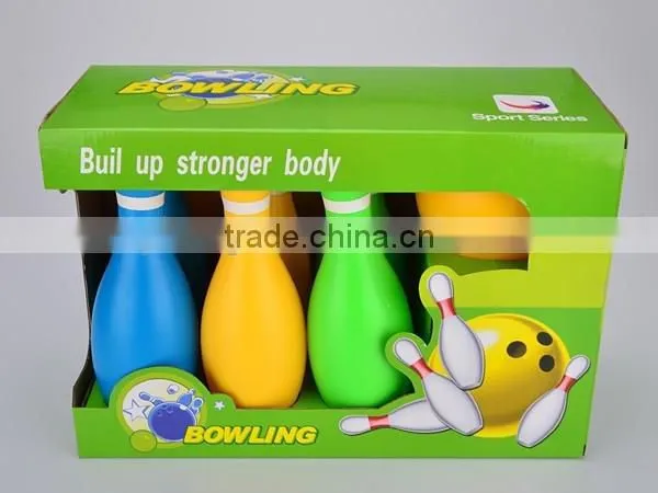 Smile Face 25cm Bowling Indoor Toy for Kids With 6 Bottles and 1 Ball photo-4
