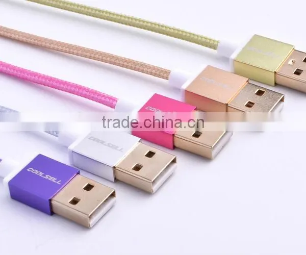 2016 High Selling Micro Usb Braided Cable for Andriod photo-5