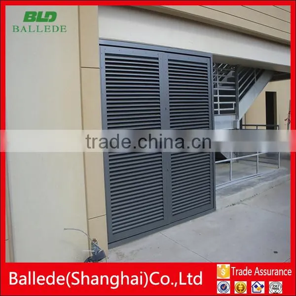 Custom Aluminum Fixed Louver Door photo-5