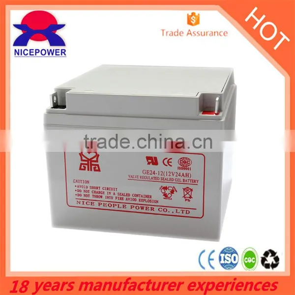 Storage Gel Battery for 12v24ah Solar Power System photo-5