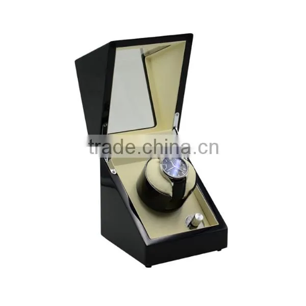 Glossy Wooden Watch Winder, Automatic Watch Winder, Single Watch Winder Box photo-2