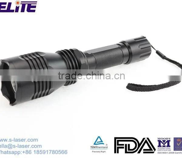 TF-200 200lm IP66 LED Tactical Flashlight with ON/OFF Switch or Button Switch for Outdoor Sports, Military and Law Enforcement