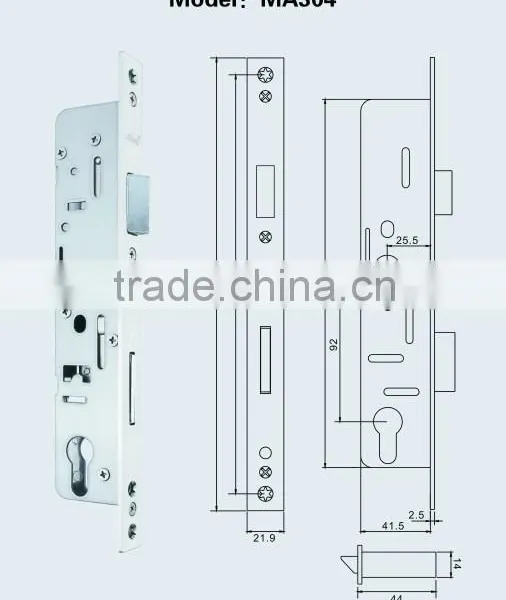 Door Locks for Aluminium Door MA304