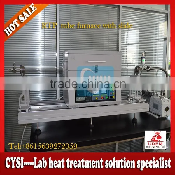 Laboratory 1200C Heat Treanment Electric Fast Annealing Vacuum Tube Furnace photo-3