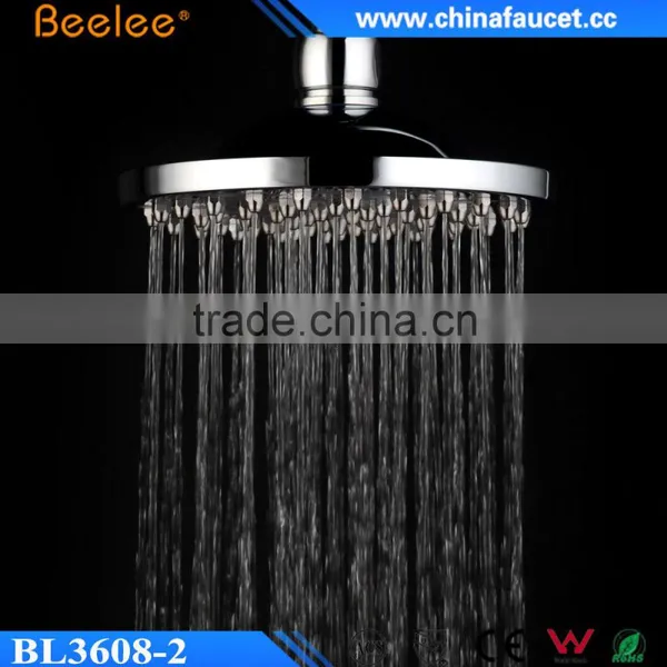 Beelee Bathroom Round 8'' Brass Mix Water Saving Top Shower photo-2