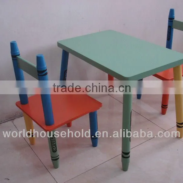 Kids Table and Chair Set, One Table Two Chairs photo-2