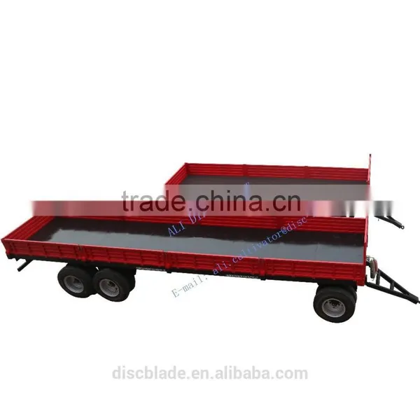 Large Size Three Axles 50 Tons Farm Tractor Trailer photo-2