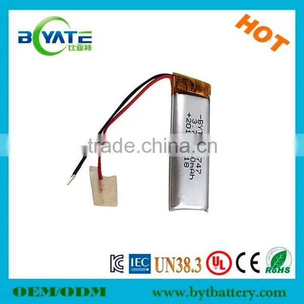 Factory Price UL CE 303030 3.7V180mAh Li Ion Polymer Battery for Clothes photo-2