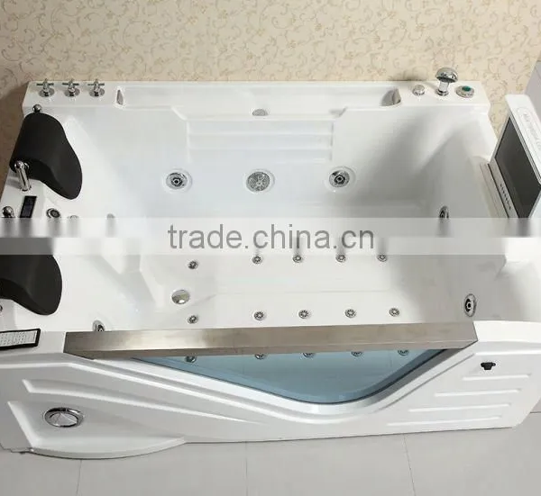 Corner CE White Color Acylic Whirlpool Japanese Hot Tub