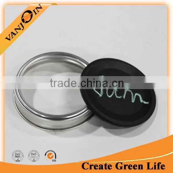 70mm Black Writing Lids For Mason Jar Cheap Price photo-2