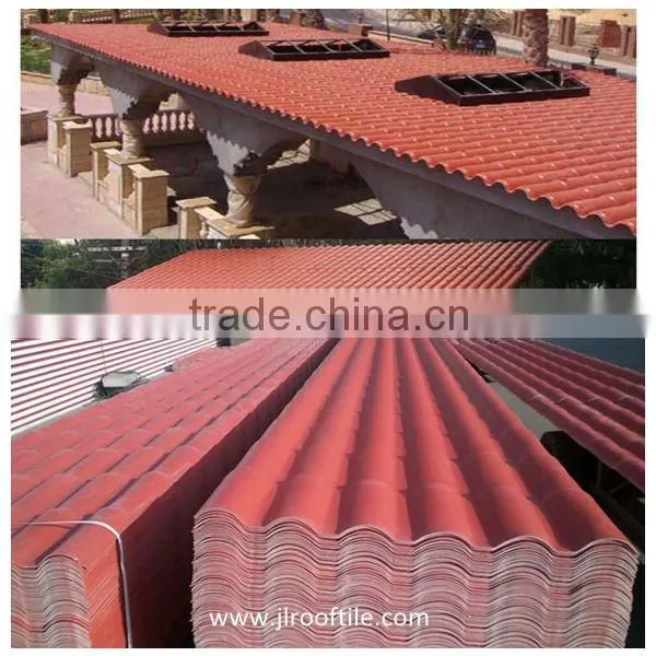 Load Bearing Plastic Colorful Decorative Pvc House Roof Roma Style photo-2