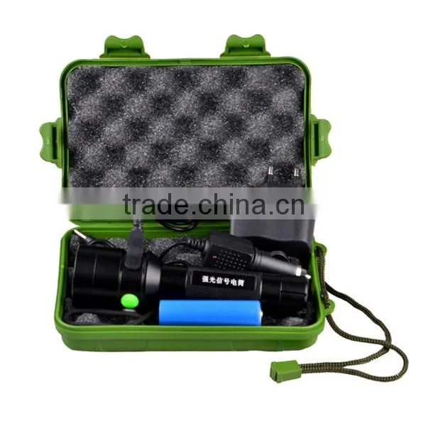 Railway LED Red And Green Rechargeable Signal Flashlight Torch Quality Choice photo-6