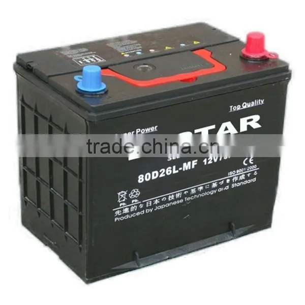 OEM/ODM Maintenance Free 80d26l mf 12v70ah Car Battery photo-2