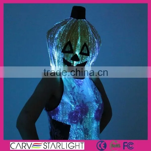 Light up Pumpkin Patch Hats Luminous Newborn Pumpkin Hat Halloween Hat
