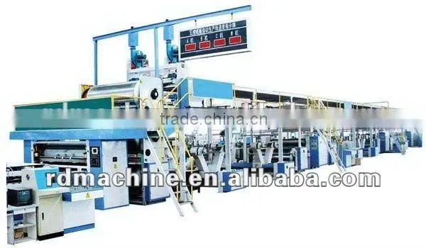 [RD-3-150-1600]China Hot Sell Automatic High Speed 3 Ply Corrugated Paper Line photo-2