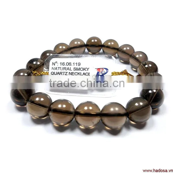 Smoky Quartz Stone, Smoky Quartz Bracelets , Smoky Stone Bracelet Grade AAA,