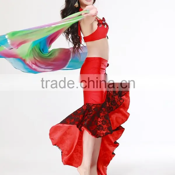 SWEGAL Belly Dance Fan Veils,belly Dance Hip Scarf Wholesale Belly Dance Hip Scarves SGBDD13010 photo-6