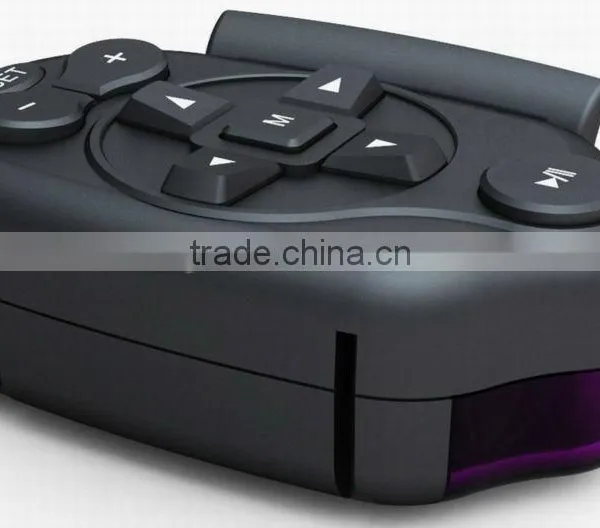 Universal steering wheel remote IR or RF