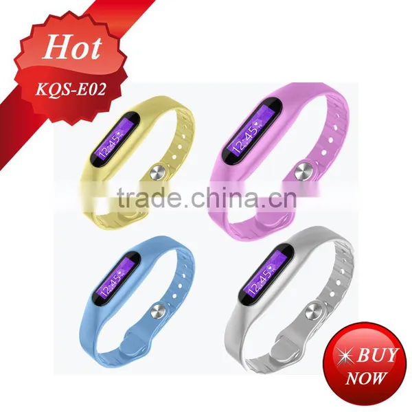E06 Smart Bracelet E06 Silicon Wristband/Pedometer Monitoring Smart Watch for Health photo-4