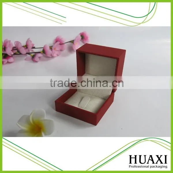 Luxury Set Red Leather Custom Logo Printed Jewelry Boxes Gift Boxes photo-5