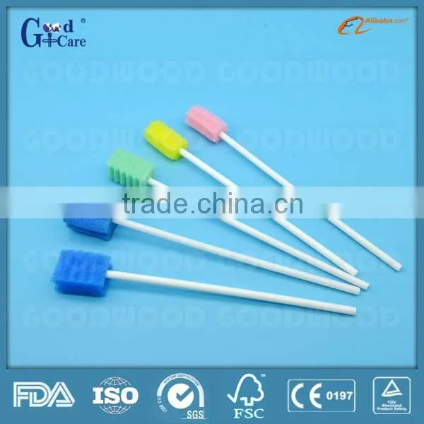 Disposable Foam Tipped Oral Swab Chinese Supplier With Dentifrice