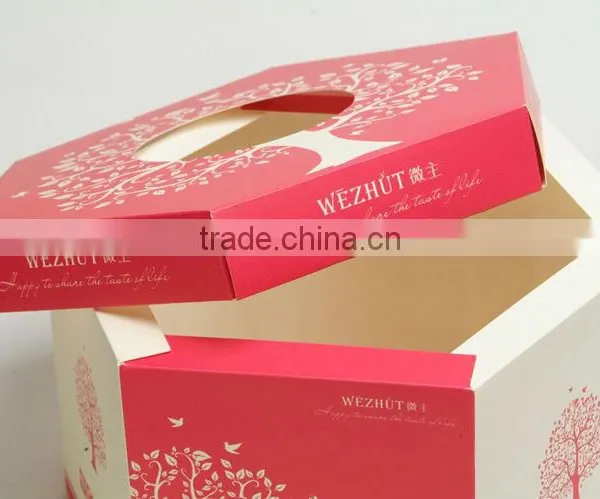 New Product Lovely Custom Durable Hexagon Paper Rigid Box photo-3