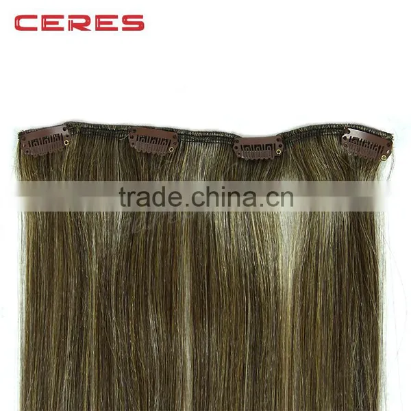 Stock Synthetic Hair Clip in Hair Extension, Factory Price Invisible Hair Clip Quality Choice photo-3