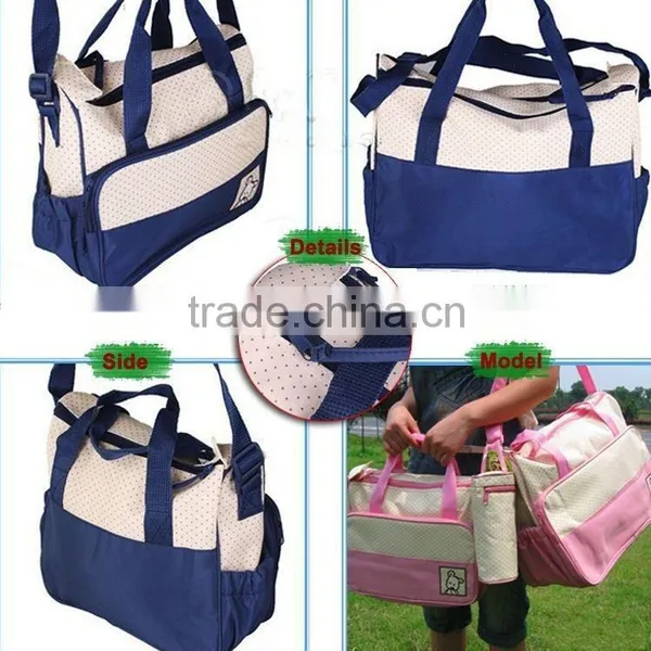 25 Years Factory Experience Cheap Price 5 Pcs Diaper Bag for Mummy Bag Promotion photo-4