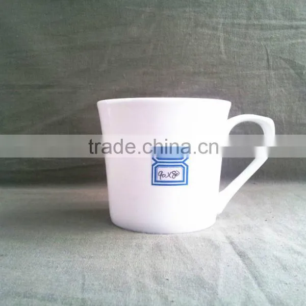 White Ceramic Bone China Ceramic Coffee Mug With Handle photo-3