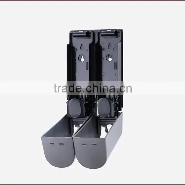 ABS Pliastic Double-- Hand Manual Refillable Liquid Soap Machine photo-6