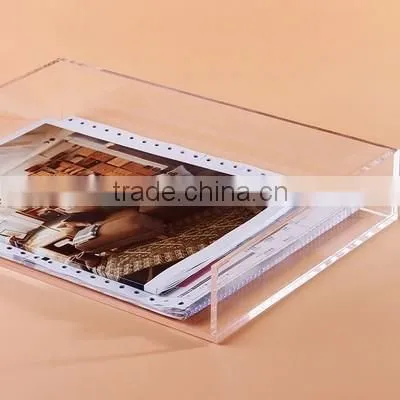High Quality Clear Desk Acrylic Files Tray File Tray photo-3