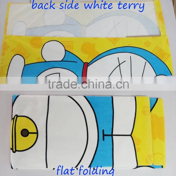 Lovely Cartoon Image Brand Printed Bath Towel/cartoon Brand Promotional Towel photo-4