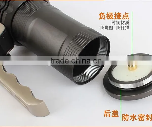 3200 Rechargeble 2*18650 Batteries 3W 150lumens XPE Led Working Flashlight photo-3