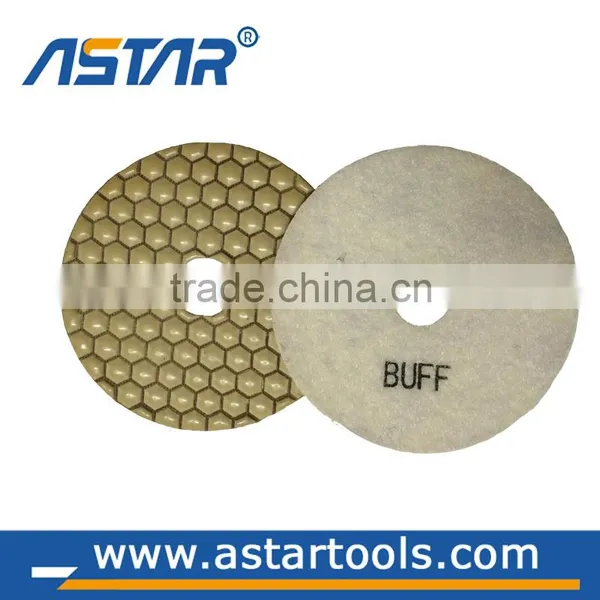 Dry Diamond Angle Grinder Polishing Pad for Stone/tile