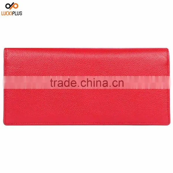 Luckiplus RFID Blocking Safe Wallet for Women Red Color Card Wallet photo-4