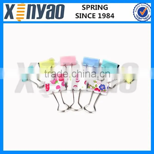 Logo Print Colorful Metal Binder Clips photo-4