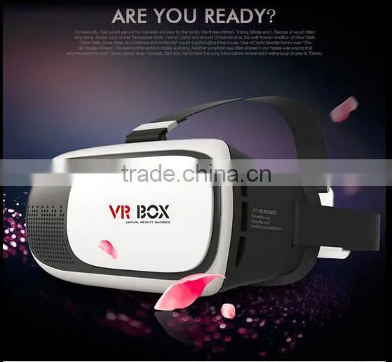Google Cardboard HeadMount VR BOX 2.0 Version VR 3D Glasses for 3.5"-6.0" Smart Phone + Bluetooth Remote Controller With Package photo-2