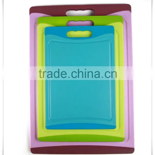 Food Grade Large Plastic Chopping Cutting Board Set Cb013