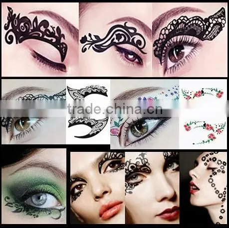 Sticker Tattoo Temporary Tattoos Make up Eye Tattoo Sticker Eyeliner Sticker