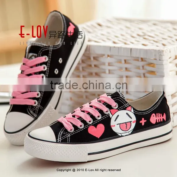 NO.D020HHot Sales High Quality Ladies Canvas Shoes Quality Choice photo-3