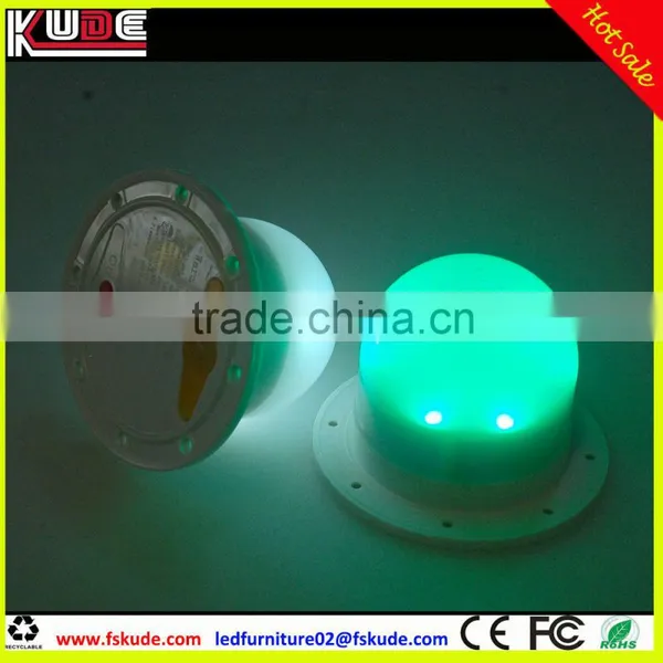 Multi Colors Changing Battery Powered Led Light Base With IR Remote Control photo-3