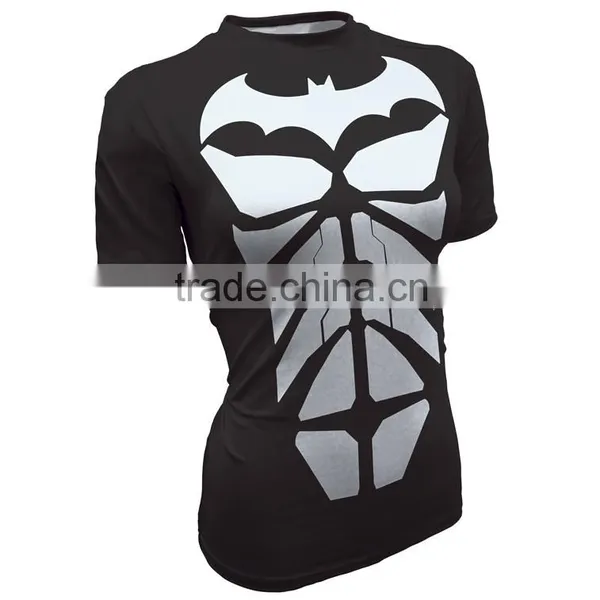 Wholesale Fashion Men Custom Gym T-shirt Printing Tights T-shirts Wear/gym Apparel Womens Sportwear photo-3