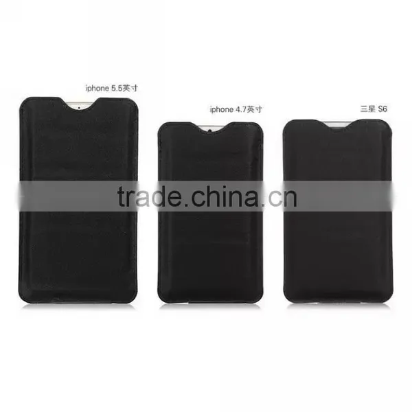 Universal PU Leather Mini Mobile Phone Pouch Cover photo-2