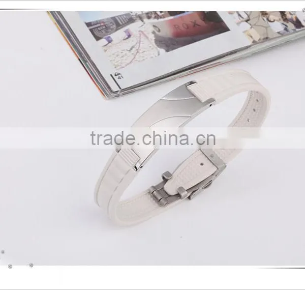 2015 New Health Power Sport Negative Ions Silicon Bracelet photo-3
