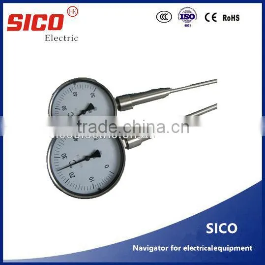 Stainless Steel Radial Type Bimetallic Thermometer
