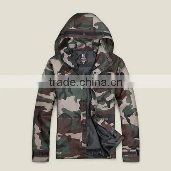 Man Waterproof Windproof Sports Hooded Camo Hunting Clothing Designer Outdoor photo-3