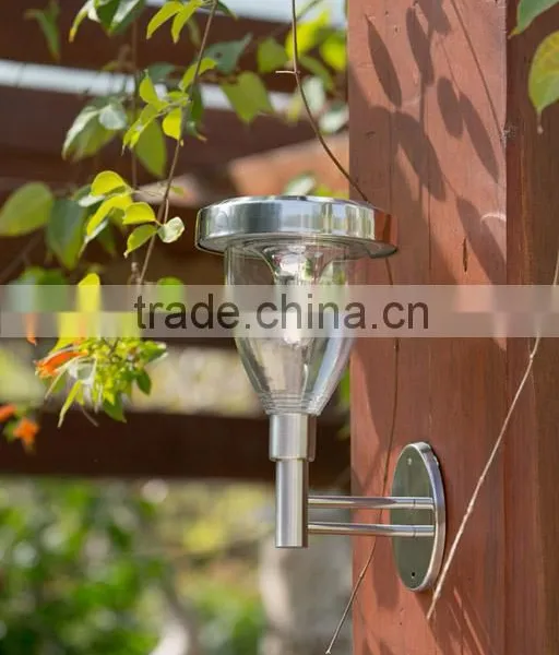 Hot Selling Stainless Steel Solar Led Outdoor Wall Light Solar Wall Led Light Outdoor Wall Lighting photo-2