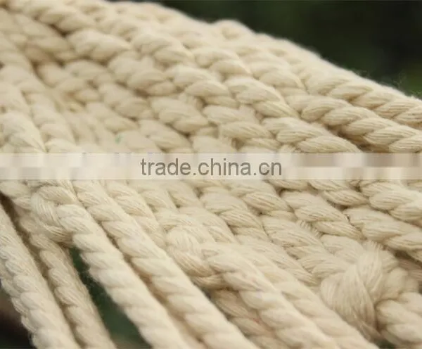 Wholesale Cheap Custom Linen Cotton Camping Outdoor Hammock With Macrame photo-4