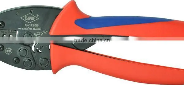 CE ROHS Experience Production 10years LSDgood Qutails Pliers Non-insulated Open Plug-type Connector S-0125B Hand Crimping Tools photo-3