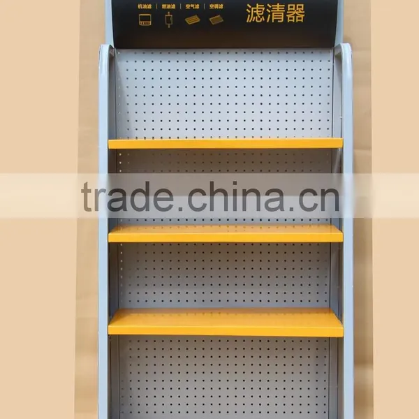 Specialty Store 4 Tiers Retail Floor Metal Display Stand for Ceramic Tile Stone Epoxy Glue photo-3